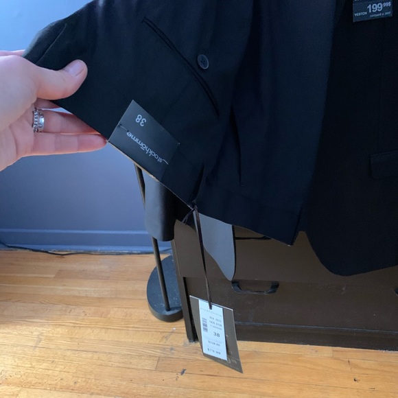 2pc men’s black suit - Picture 2 of 5